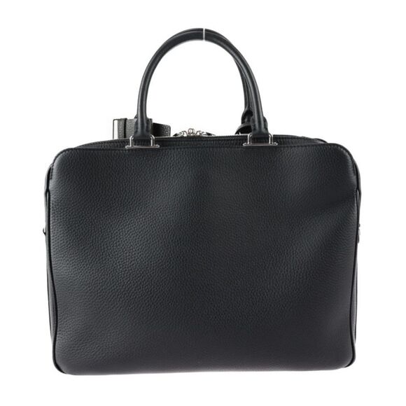 Louis Vuitton Armand Briefcase MM Business Bag Taurillon Leather Noir Black - Picture 3 of 7